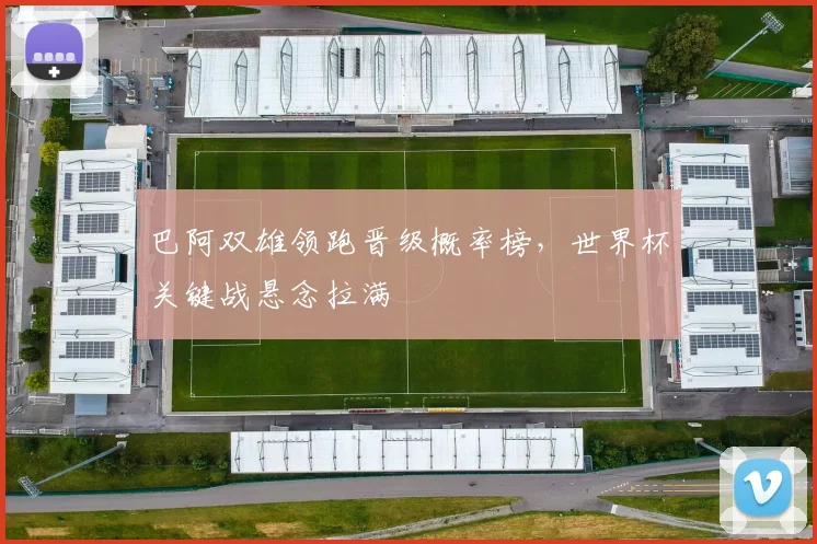 巴阿双雄领跑晋级概率榜，世界杯关键战悬念拉满